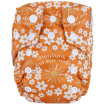 Texas Tushies Tiny Tushies Newborn AIO Cloth Diaper with Pocket Opening for Babies - 