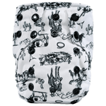 Texas Tushies Tiny Tushies Newborn AIO Cloth Diaper with Pocket Opening for Babies - 