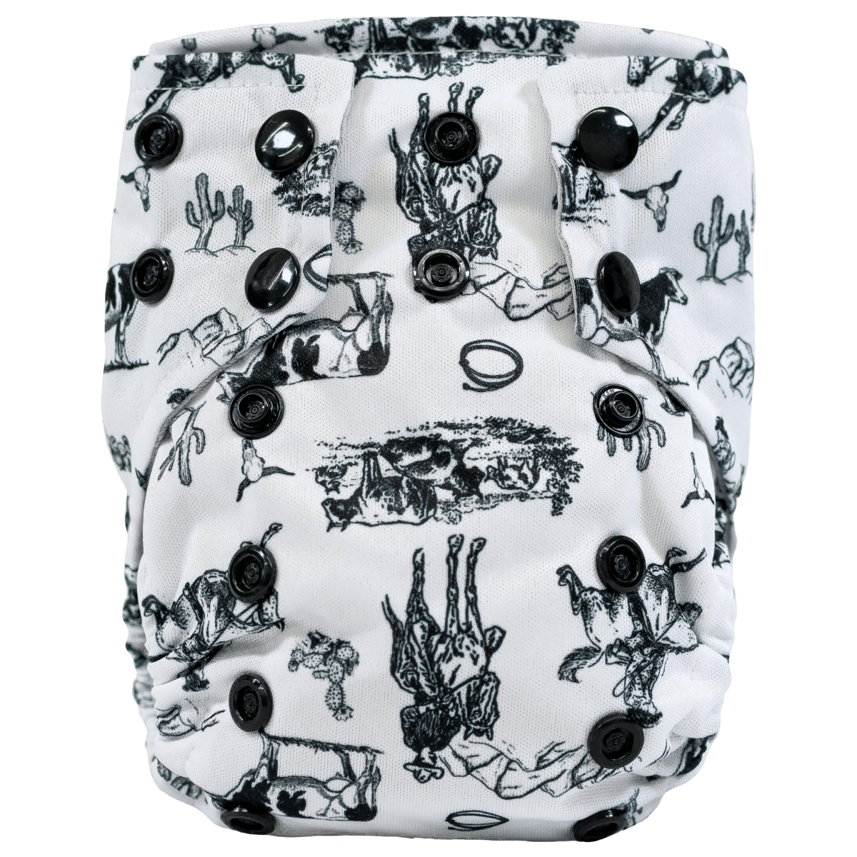 Texas Tushies Tiny Tushies Newborn AIO Cloth Diaper with Pocket Opening for Babies - 