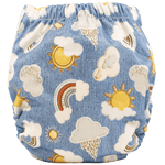 Texas Tushies Tiny Tushies Newborn AIO Cloth Diaper with Pocket Opening for Babies - 