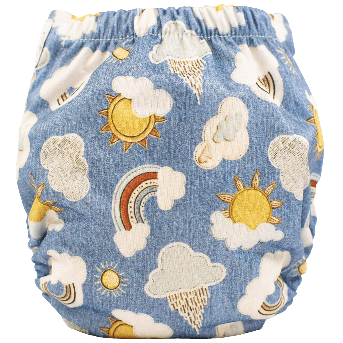 Texas Tushies Tiny Tushies Newborn AIO Cloth Diaper with Pocket Opening for Babies - 