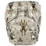 Texas Tushies Tiny Tushies Newborn AIO Cloth Diaper with Pocket Opening for Babies - 