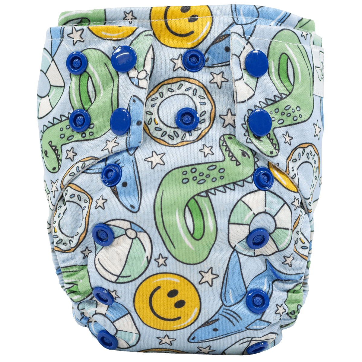 Texas Tushies Tiny Tushies Newborn AIO Cloth Diaper with Pocket Opening for Babies - 