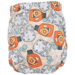 Texas Tushies Tiny Tushies Newborn AIO Cloth Diaper with Pocket Opening for Babies - 