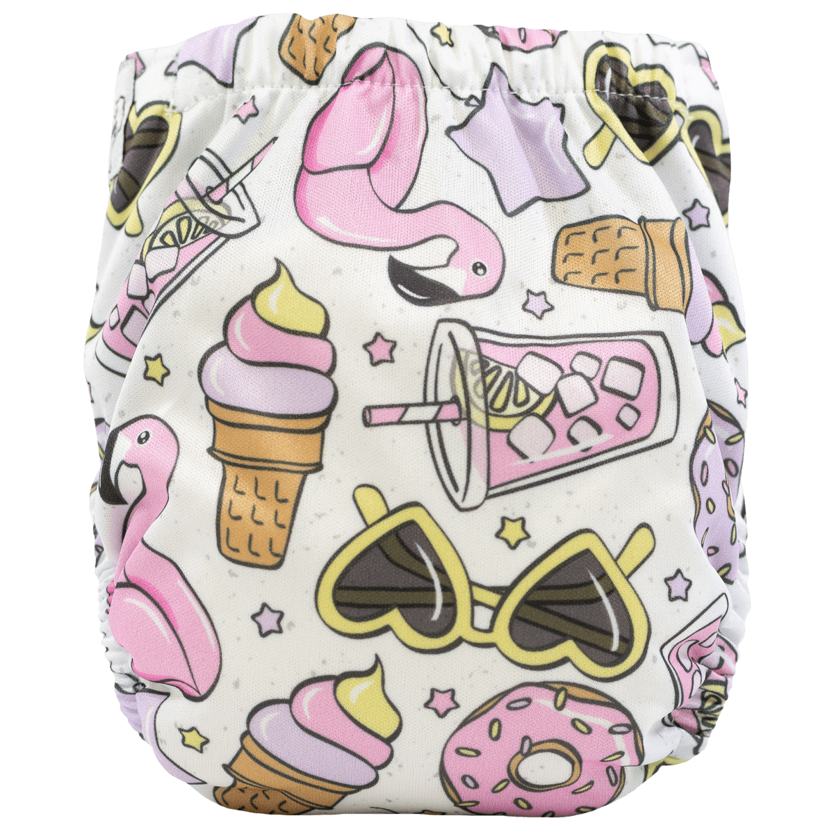 Texas Tushies Tiny Tushies Newborn AIO Cloth Diaper with Pocket Opening for Babies - 