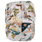 Texas Tushies Tiny Tushies Newborn AIO Cloth Diaper with Pocket Opening for Babies - 