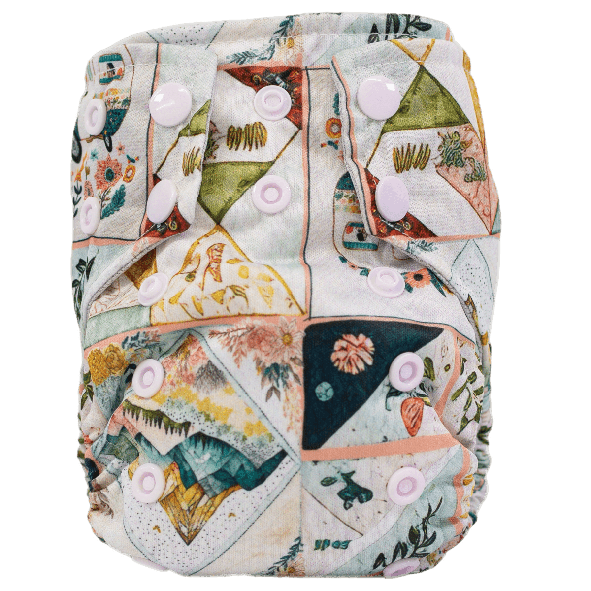 Texas Tushies Tiny Tushies Newborn AIO Cloth Diaper with Pocket Opening for Babies - 