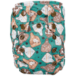 Texas Tushies Tiny Tushies Newborn AIO Cloth Diaper with Pocket Opening for Babies - 