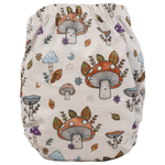 Texas Tushies Tiny Tushies Newborn AIO Cloth Diaper with Pocket Opening for Babies - 