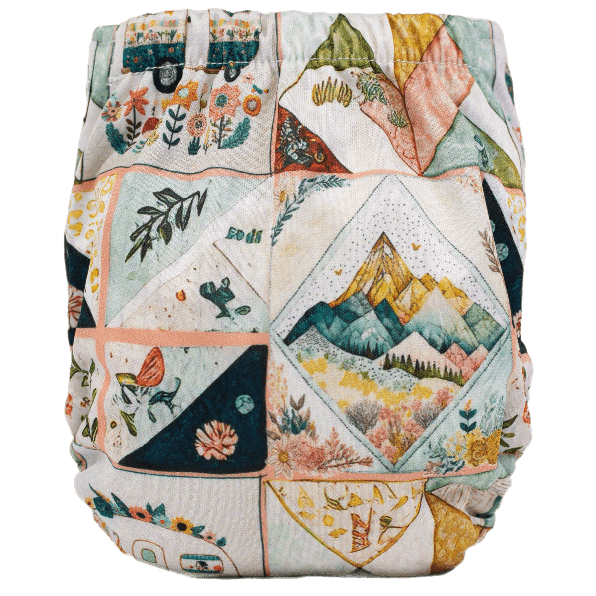 Texas Tushies Tiny Tushies Newborn AIO Cloth Diaper with Pocket Opening for Babies - 