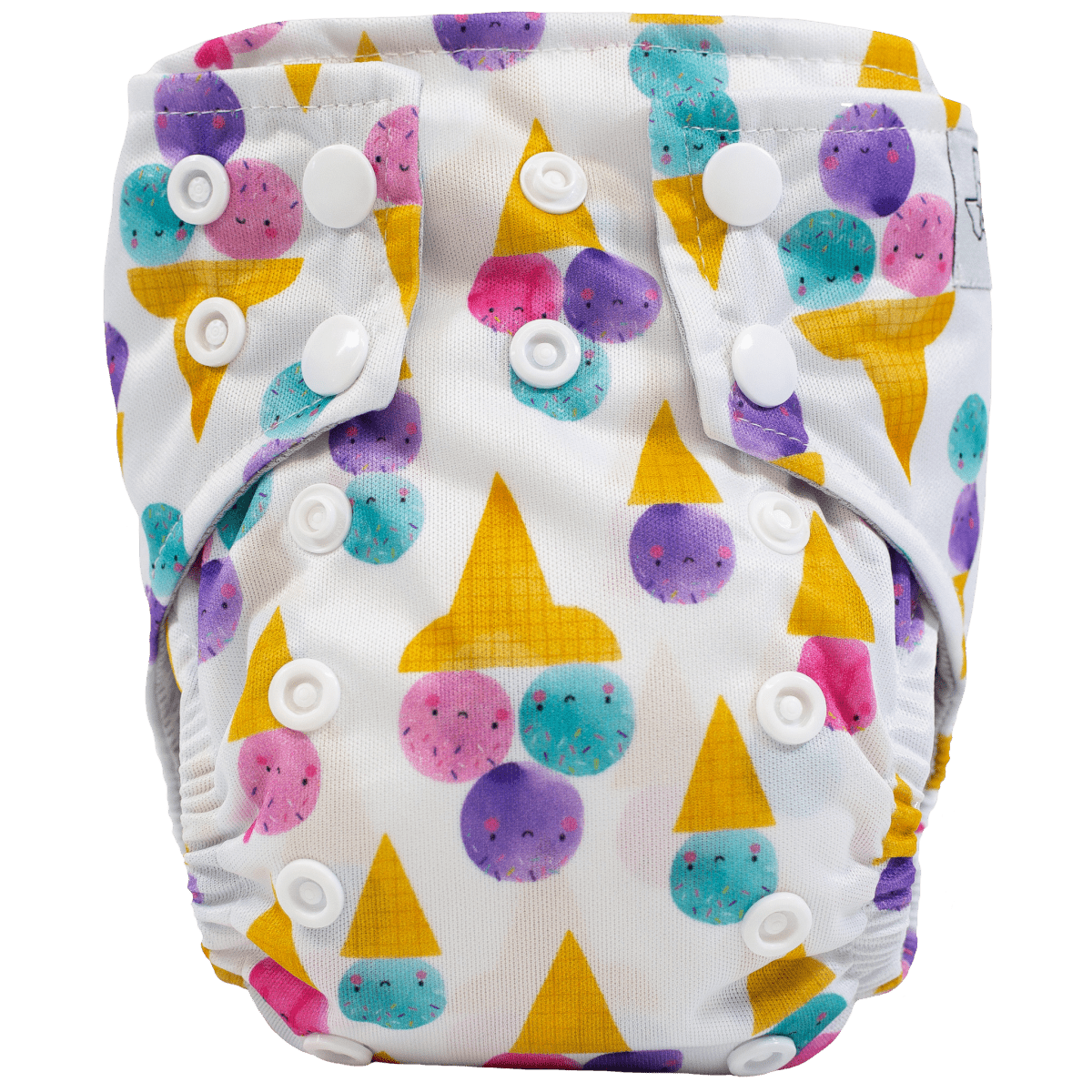 Texas Tushies Tiny Tushies Newborn AIO Cloth Diaper with Pocket Opening for Babies - 