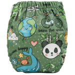 Texas Tushies Tiny Tushies Newborn AIO Cloth Diaper with Pocket Opening for Babies - 