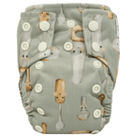 Texas Tushies Tiny Tushies Newborn AIO Cloth Diaper with Pocket Opening for Babies - 