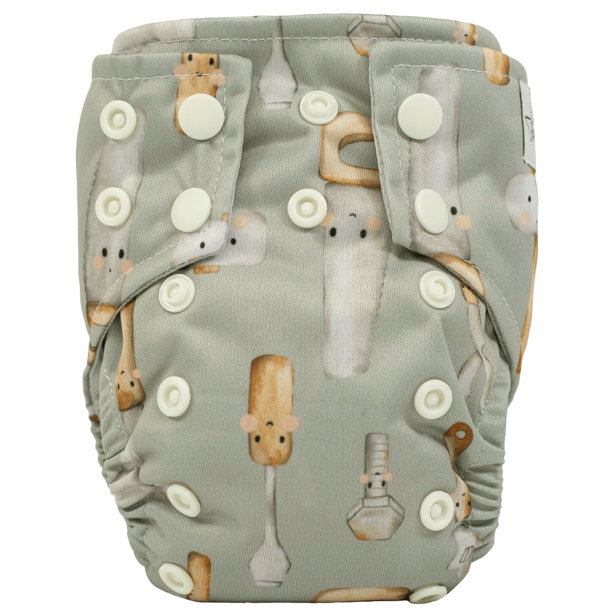 Texas Tushies Tiny Tushies Newborn AIO Cloth Diaper with Pocket Opening for Babies - 