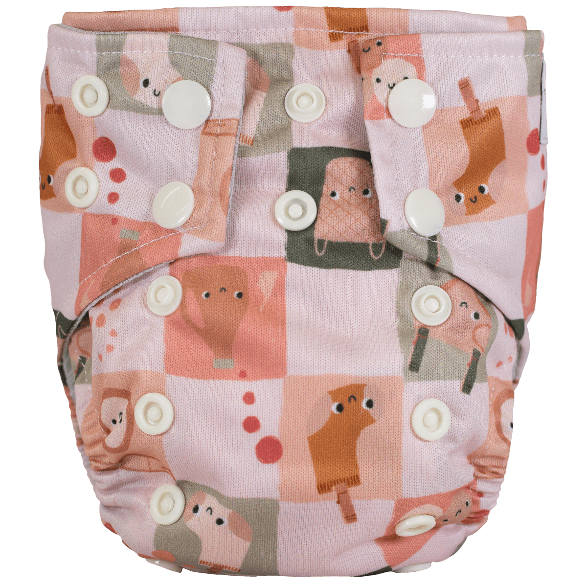 Texas Tushies Tiny Tushies Newborn AIO Cloth Diaper with Pocket Opening for Babies - 