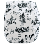 Texas Tushies Tiny Tushies Newborn AIO Cloth Diaper with Pocket Opening for Babies - 