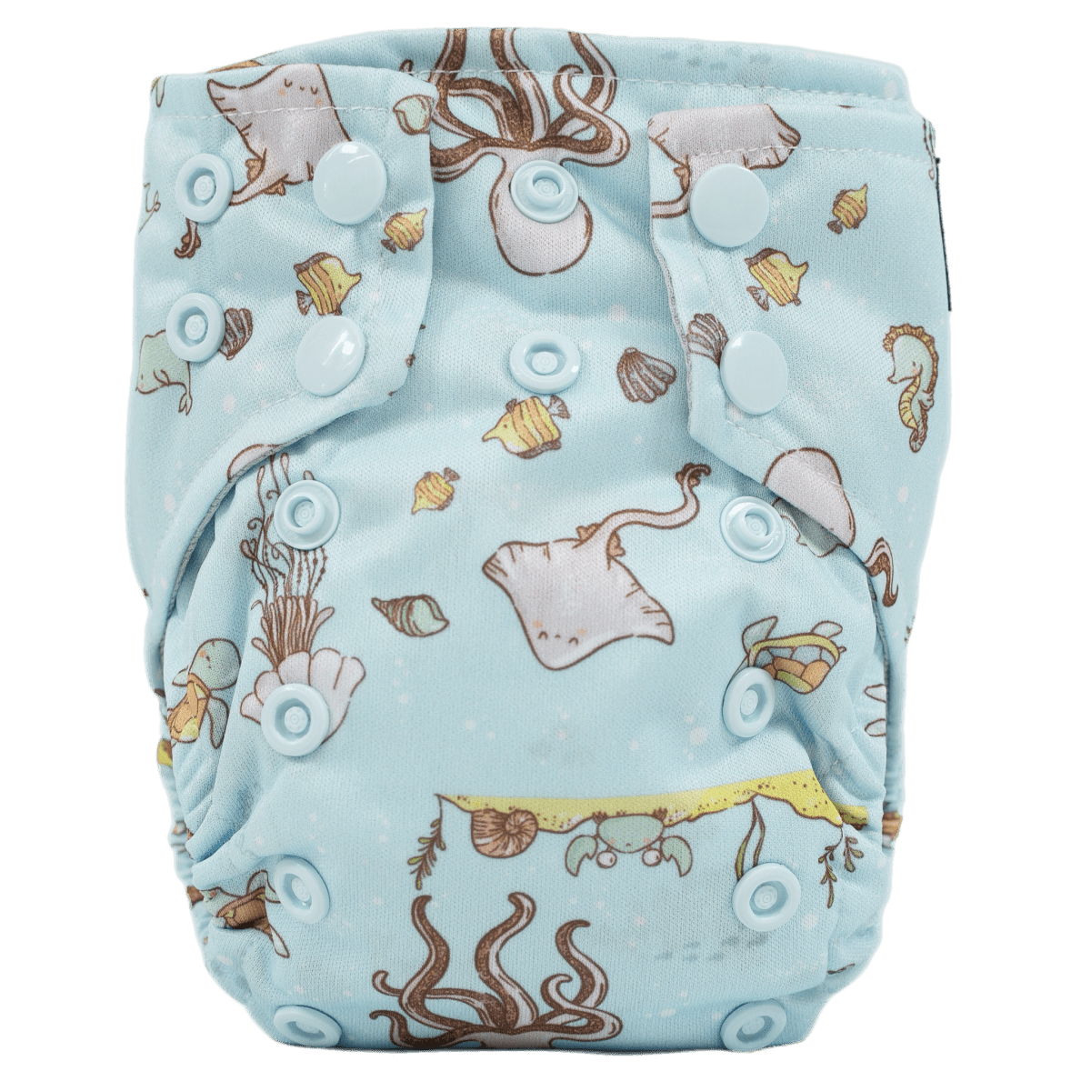Texas Tushies Tiny Tushies Newborn AIO Cloth Diaper with Pocket Opening for Babies - 