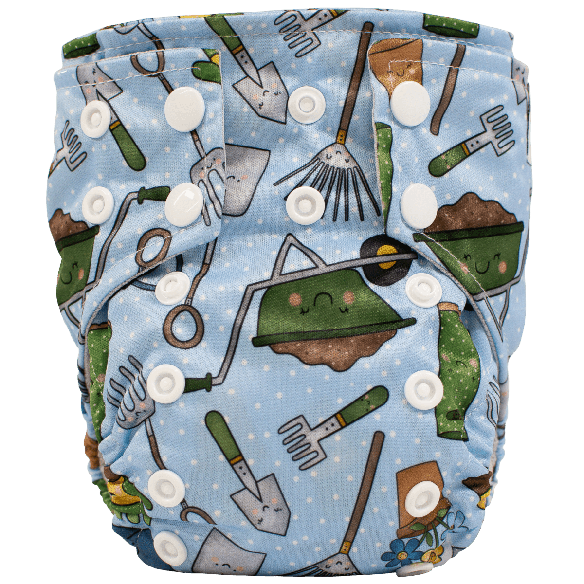 Texas Tushies Tiny Tushies Newborn AIO Cloth Diaper with Pocket Opening for Babies - 