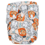 Texas Tushies Tiny Tushies Newborn AIO Cloth Diaper with Pocket Opening for Babies - 