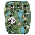 Texas Tushies Tiny Tushies Newborn AIO Cloth Diaper with Pocket Opening for Babies - 