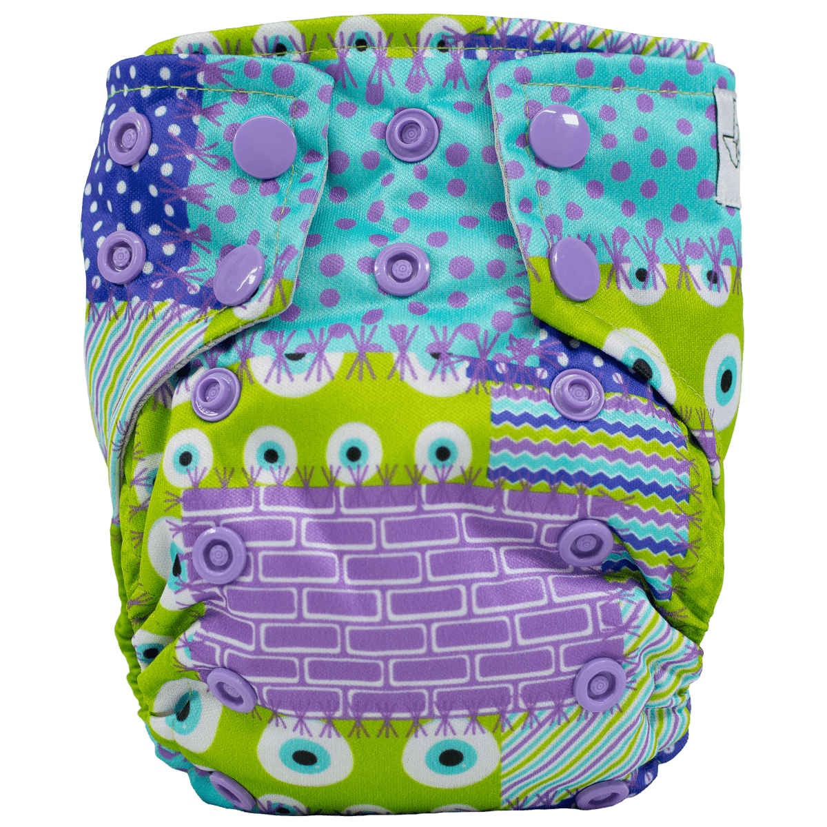 Texas Tushies Tiny Tushies Newborn AIO Cloth Diaper with Pocket Opening for Babies - 