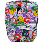 Texas Tushies Tiny Tushies Newborn AIO Cloth Diaper with Pocket Opening for Babies - 