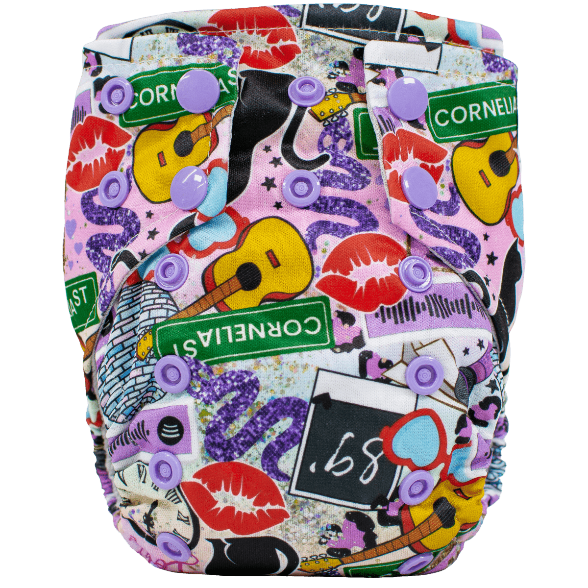 Texas Tushies Tiny Tushies Newborn AIO Cloth Diaper with Pocket Opening for Babies - 