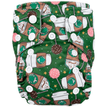 Texas Tushies Tiny Tushies Newborn AIO Cloth Diaper with Pocket Opening for Babies - 