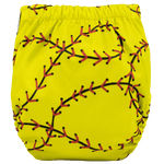 Texas Tushies Tiny Tushies Newborn AIO Cloth Diaper with Pocket Opening for Babies - 