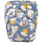 Texas Tushies Tiny Tushies Newborn AIO Cloth Diaper with Pocket Opening for Babies - 