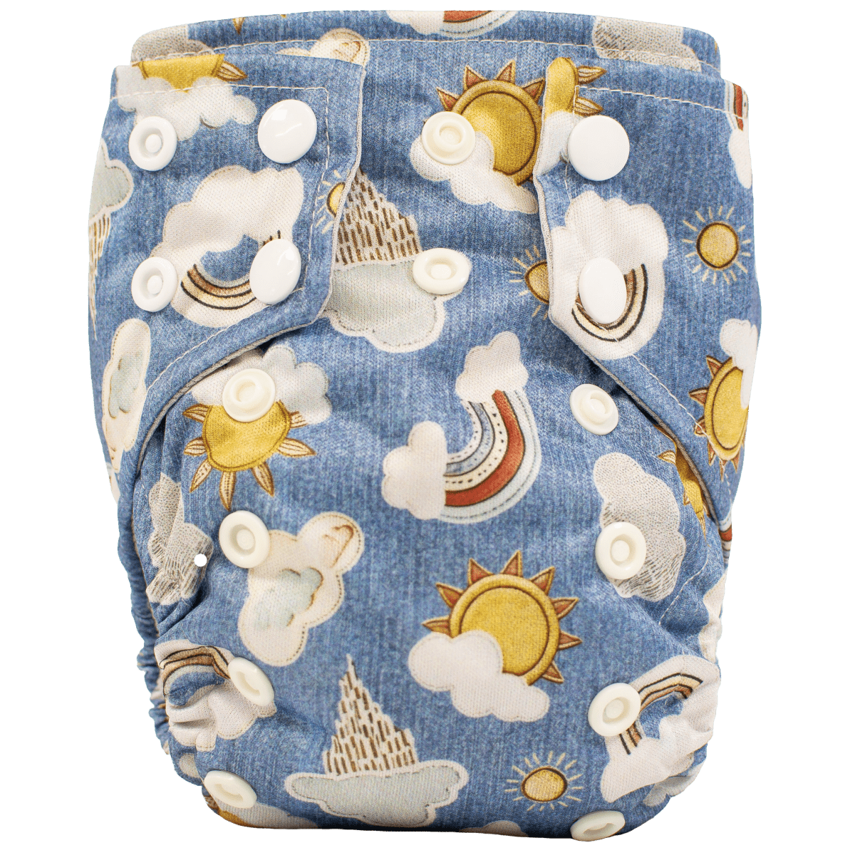Texas Tushies Tiny Tushies Newborn AIO Cloth Diaper with Pocket Opening for Babies - 