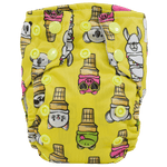 Texas Tushies Tiny Tushies Newborn AIO Cloth Diaper with Pocket Opening for Babies - 