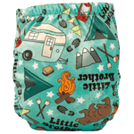 Texas Tushies Tiny Tushies Newborn AIO Cloth Diaper with Pocket Opening for Babies - 