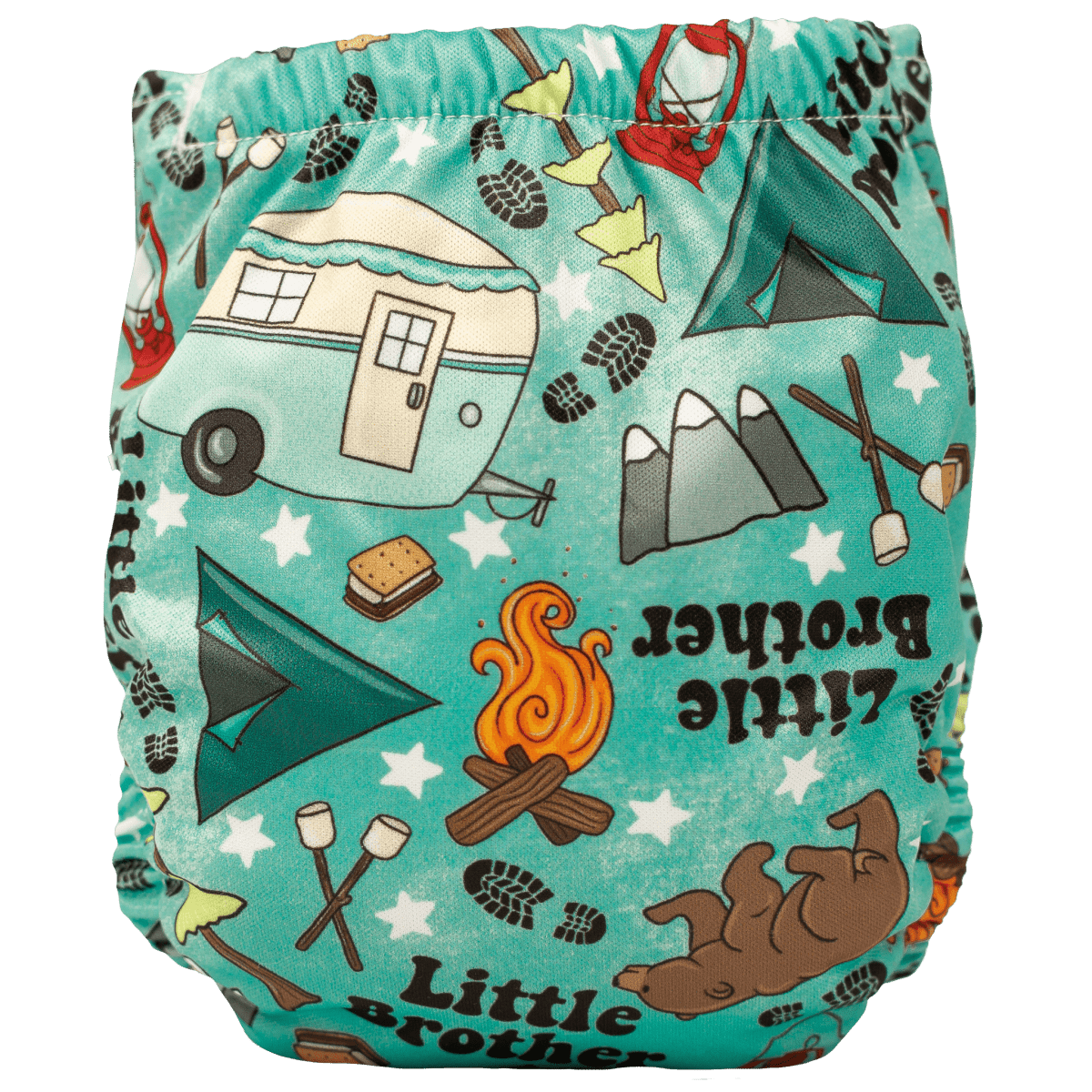 Texas Tushies Tiny Tushies Newborn AIO Cloth Diaper with Pocket Opening for Babies - 