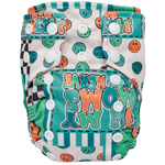 Texas Tushies Tiny Tushies Newborn AIO Cloth Diaper with Pocket Opening for Babies - 