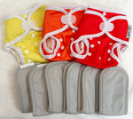 Texas Tushies Tiny Tushies Newborn Hook & Loop Cover Bundles - 