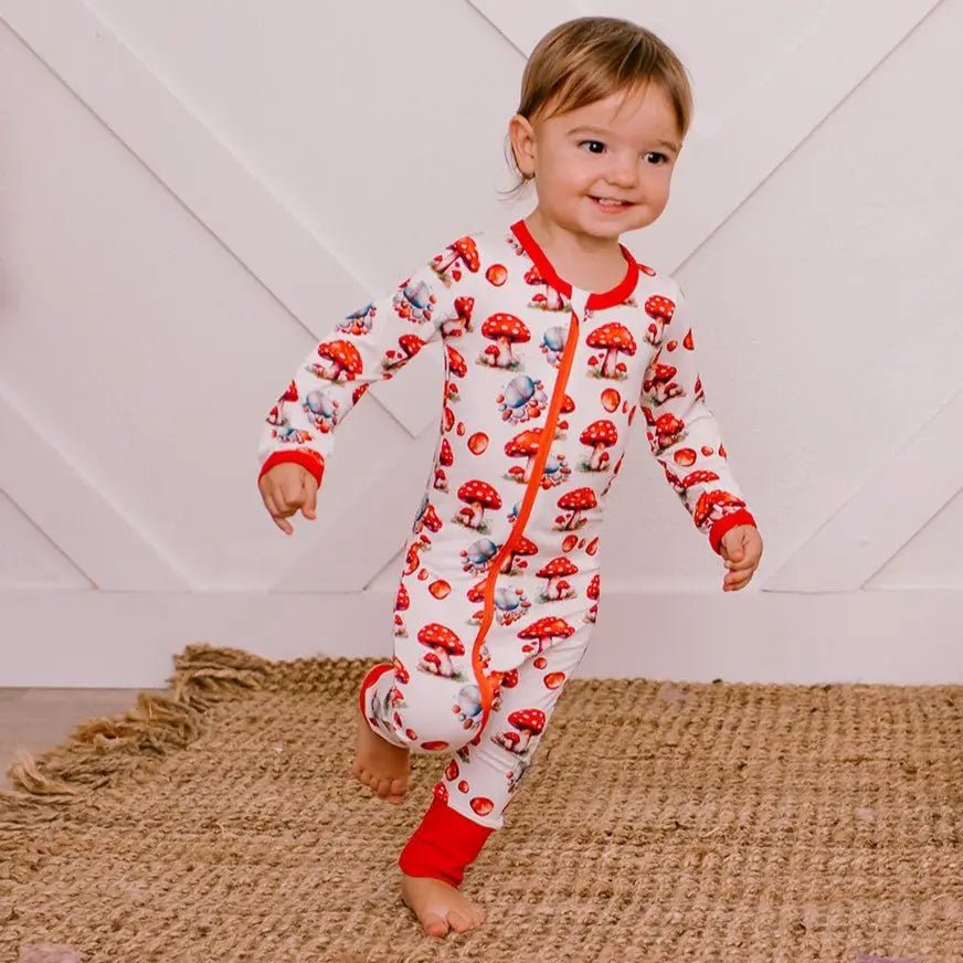 Bestaroo Toadally Sleepy Bamboo Baby Coverall With Two Way Zipper - 