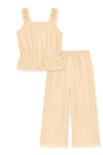 Cutie Patootie Clothing Toddler 2 Piece Crinkle Plisse Pant Set 2T 6T PolyesterEveretts Place