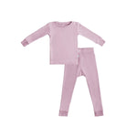 Dreamland Baby Toddler Bamboo Pajamas in Misty Mauve with Ultra Soft LuxeWeave Fabric - 