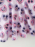 Rylee Faith Designs Toddler Girls Character Print Purple Heart Dress - 