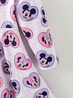 Rylee Faith Designs Toddler Girls Character Print Purple Heart Dress - 