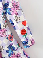 Rylee Faith Designs Toddler Girls Valentine Party Dress – Candy Heart Print Holiday Outfit - 