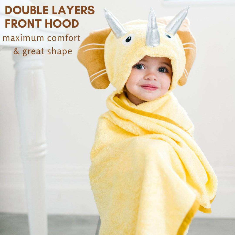 Toddler Hooded TowelThe Super Cute Yellow Dinosaur Hooded Towel for Toddlers: Bring joy to your child's bath time with this adorable and exclusive large hooded towel. Made with cloud soEveretts Place: Online Boutique 