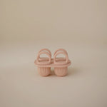 Mushie Toddler Ice Pop Tray Silicone Rainbow Shaped Popsicle Maker - 