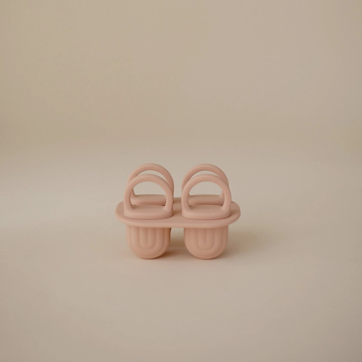 Mushie Toddler Ice Pop Tray Silicone Rainbow Shaped Popsicle Maker - 