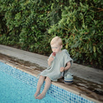 Mushie Toddler Ice Pop Tray Silicone Rainbow Shaped Popsicle Maker - 