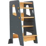 Ocodile.com Toddler Standing Tower with Safe Climbing Bars for Independent Learning - 