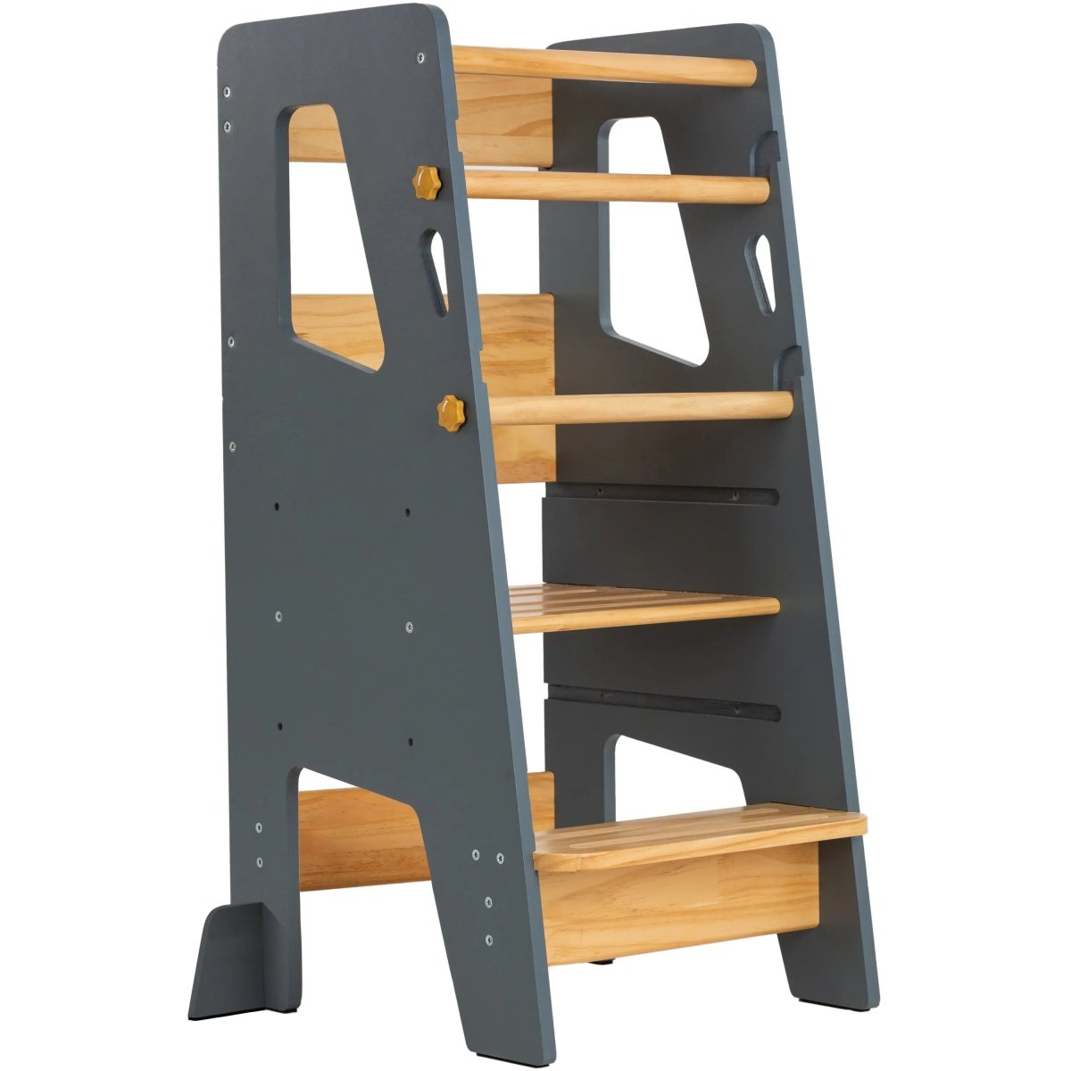 Ocodile.com Toddler Standing Tower with Safe Climbing Bars for Independent Learning - 