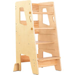 Ocodile.com Toddler Standing Tower with Safe Climbing Bars for Independent Learning - 
