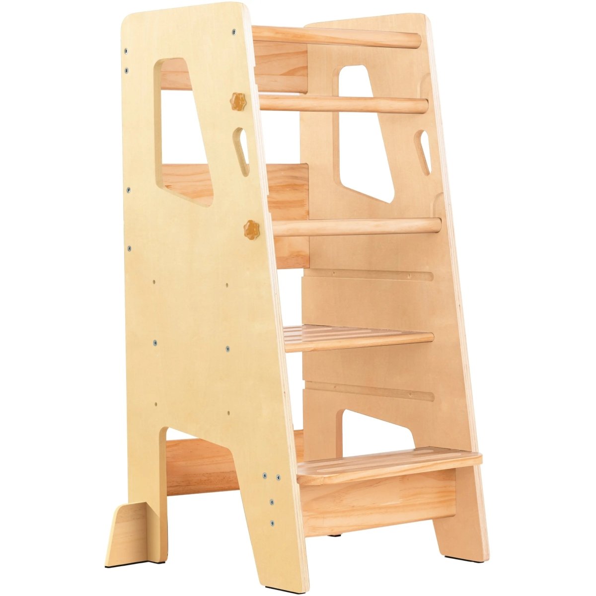 Ocodile.com Toddler Standing Tower with Safe Climbing Bars for Independent Learning - 